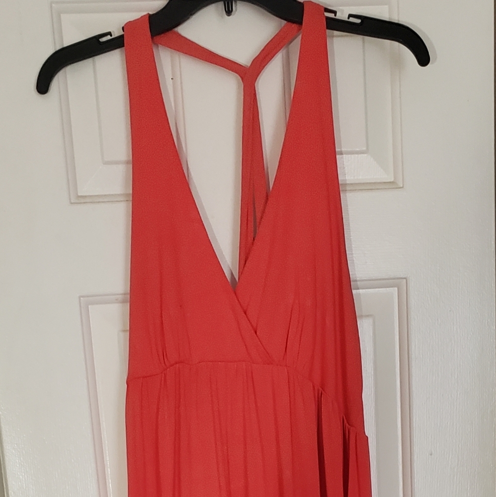 Racerback HiLo Maxi Dress